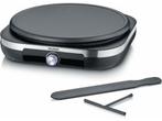 Severin CM 2199 - Crêpes Maker - 1500W regelbaar - Zwart, Verzenden, Zo goed als nieuw