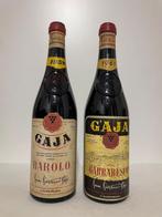 1958 Barolo & 1961 Barbaresco, Gaja - Piëmont - 2 Flessen