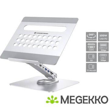 Conceptronic DONN27G laptopstandaard Zilver, Verzenden