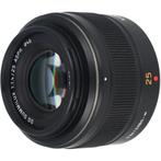 Panasonic MFT 25mm F/1.4 ASPH Leica DG Summilux occasion, Audio, Tv en Foto, Foto | Lenzen en Objectieven, Verzenden, Zo goed als nieuw