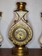 Klok en garnituur set (3) - Keramiek - 1900-1910, Antiek en Kunst