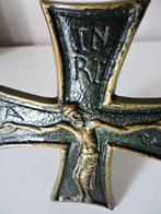 Art déco Croix - Bronze patiné - 1940-1950 - Max Le Verrier, Antiquités & Art