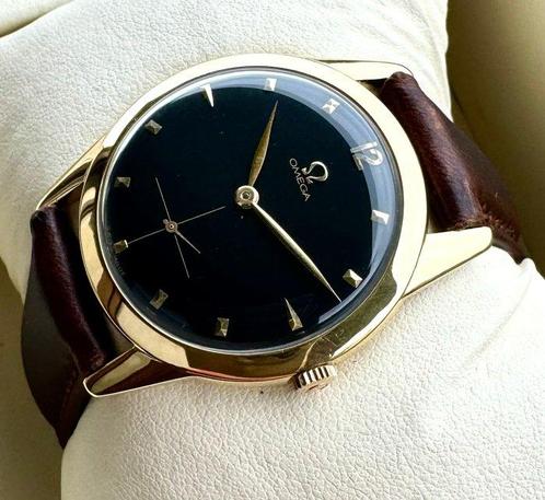 Omega - Jumbo Vintage 18K Solid GOLD cal. 361 - Zonder, Handtassen en Accessoires, Horloges | Heren