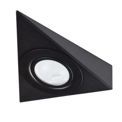 Driehoekspot zwart G4 - 12 Volt, Huis en Inrichting, Lampen | Spots, Nieuw, Verzenden
