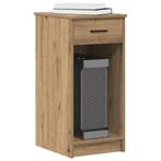 vidaXL Computertorenstandaard met lade 35x45x77 cm, Verzenden