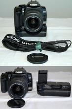 Canon 400D, EF-S 18-55mm,3.5-5.6 IS,Grip BGM-E3L 2 X NB-2LH, Nieuw