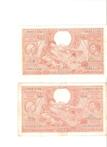 België - 2x 100 Francs ou 20 Belgas 1944 - Pick 113, 114