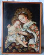 Escuela colonial (XX) - Virgen del Carmen con Niño Jesús, Antiek en Kunst
