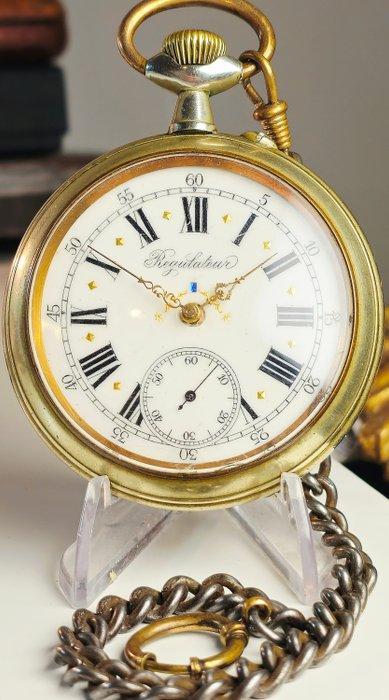 regulateur - Goliath XL - 339x - 1850-1900, Handtassen en Accessoires, Horloges | Heren