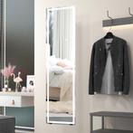 Spiegel - LuxeLife - Staand - LED-verlichting - Wit, Huis en Inrichting, Woonaccessoires | Spiegels, Ophalen of Verzenden, Nieuw