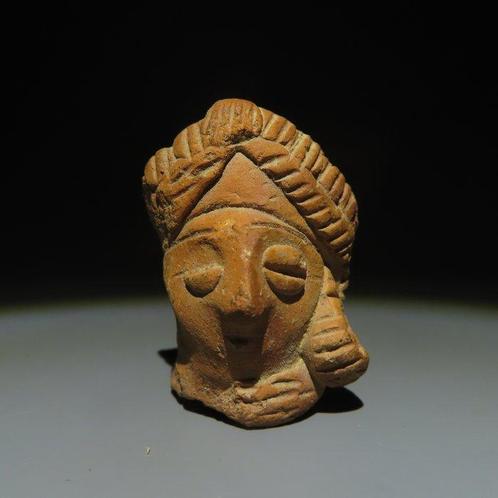 India, Sar Dheri, Peshawar Terracotta Hoofdfiguur. ca. 200, Collections, Minéraux & Fossiles