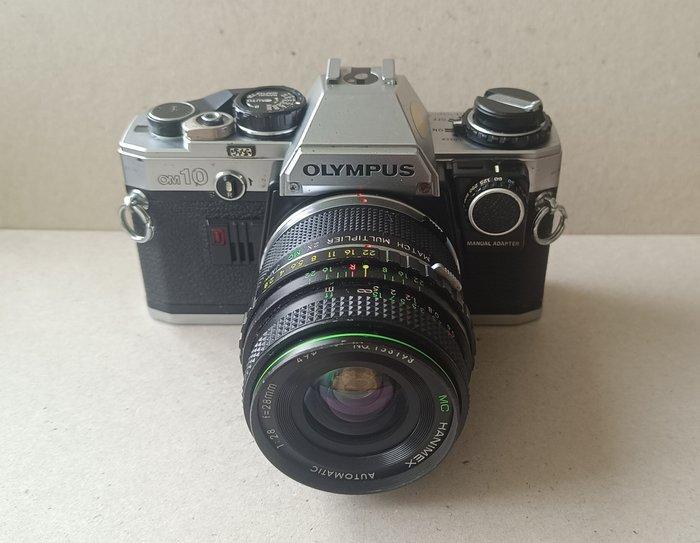 Olympus 2XOlympus OM-10/Olympus Winder 2/MC Hanimex, Audio, Tv en Foto, Fotocamera's Analoog