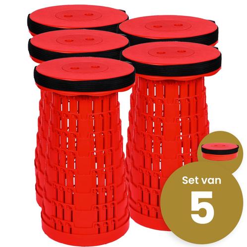 Set Van 5 Stuks ! Alora Opvouwbare Kruk Extra Strong - Vol, Huis en Inrichting, Stoelen, Nieuw