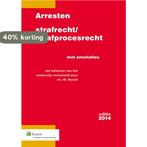 Arresten strafrecht en strafprocesrecht 2014 9789013121971, Boeken, Verzenden, Gelezen