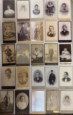 Collection of 100 random Carte de Visit (CDV) photos. Mostly