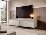 Meubella TV-Meubel Saran beige 187 cm, Huis en Inrichting, Kasten |Televisiemeubels, Nieuw, 150 tot 200 cm, Overige materialen
