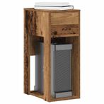 vidaXL Computertorenstandaard met lade 30x44x74 cm oud, Huis en Inrichting, Verzenden, Nieuw