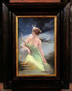 Albert Dremel (1864-?) - Diana the Huntress as an Allegory