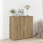 vidaXL Dressoir artisanaal eikenkleurig 79 x 38 x 80 cm, Huis en Inrichting, Kasten | Dressoirs, Verzenden, Nieuw