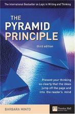 The Pyramid Principle / Present Your Thinking So Clearly, Boeken, Barbara Minto, Zo goed als nieuw, Verzenden