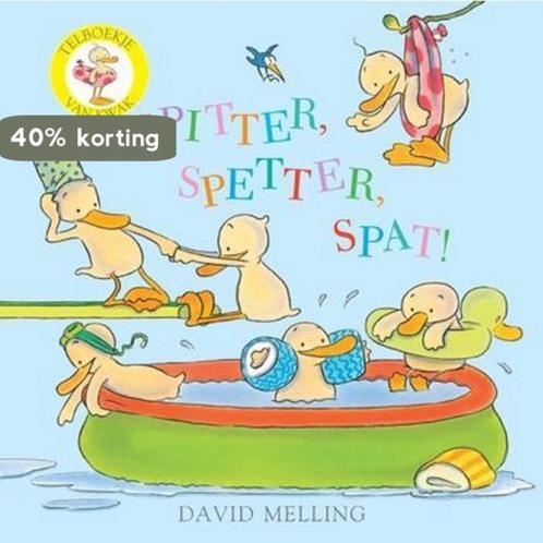 Spitter, spetter, spat! 9789077826331 David Melling, Boeken, Overige Boeken, Gelezen, Verzenden