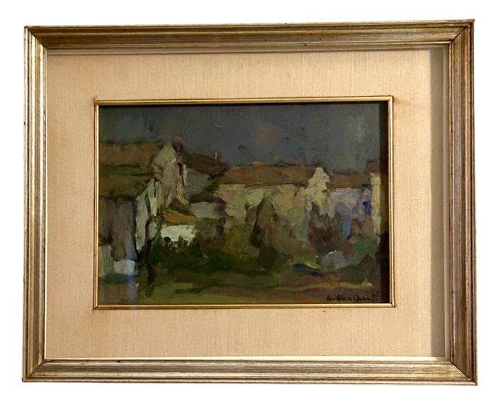 Giacomo Malfanti (1907-1998) - Case di sera, Antiek en Kunst, Kunst | Schilderijen | Klassiek