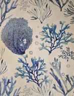 NIEUWE exclusieve stof met kleurrijke koralen - 300x280cm -, Antiek en Kunst