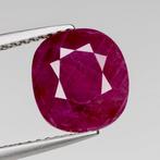 Zonder minimumprijs Robijn - 4.12 ct - Lotus Gemology -, Handtassen en Accessoires, Edelstenen, Nieuw