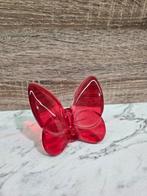 No Reserve Price, Baccarat - Sculpture, Red Lucky Butterfly