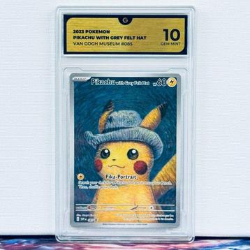 Pokémon Graded card - Pikachu with Grey Felt Hat #085 - beschikbaar voor biedingen