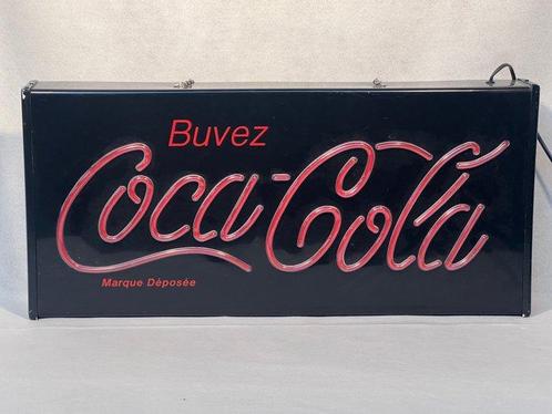 Coca Cola - Caisson lumineux - Plastique, Antiek en Kunst, Antiek | Wandborden en Tegels