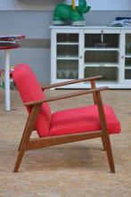 Fauteuil - Hout, Textiel