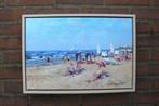 Van Noort (XX-XXI) - Zonnig strandgezicht Zandvoort, Antiek en Kunst