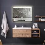 LED spiegel rechthoek met strip bovenzijde - 800x600mm, Huis en Inrichting, Woonaccessoires | Spiegels, Verzenden, Nieuw, Rond