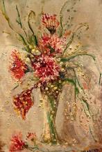 Pierre Moberg (1911-?) - Bouquet de fleurs, Antiek en Kunst