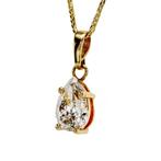 Zonder Minimumprijs - Ketting met hanger - 14 karaat Geel, Handtassen en Accessoires