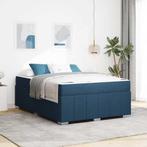 vidaXL Bedframe Blauw 160 x 200 cm Stof, Huis en Inrichting, Slaapkamer | Bedden, Verzenden, Nieuw