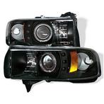 Spyder Dodge Ram  Projector Headlights  LED Halo Blk 94/02, Autos : Pièces & Accessoires, Éclairage, Ophalen of Verzenden