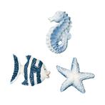 Maritiem PolyresinZeedieren 2cm, 9 stuks Maritiem Zeedieren, Nieuw