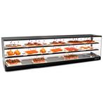 Tapasvitrine | LOGIC | Zwart | +2°C/+6°C | Statisch | 3, Zakelijke goederen, Verzenden, Nieuw in verpakking