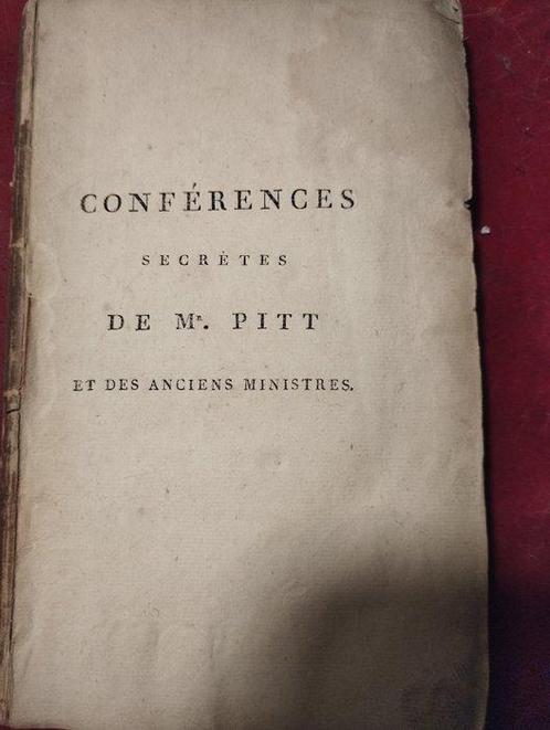 André Jean-François - Conférences secrètes entre les, Antiek en Kunst, Antiek | Boeken en Manuscripten