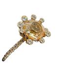 Swarovski - sculptuur, Ring Aqua - 1 cm - Glas, Legering