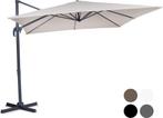 VONROC Zweefparasol Pisogne – Kantelbaar & 360° Draaibaar –, Doe-het-zelf en Bouw, Ophalen of Verzenden, Nieuw
