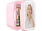 Veiling - YASHE Mini-koelkast 4L met Spiegel (Warm en koud), Elektronische apparatuur, Nieuw