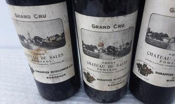 1964 Château de Sales - Pomerol - 3 Flessen (0.75 liter), Nieuw