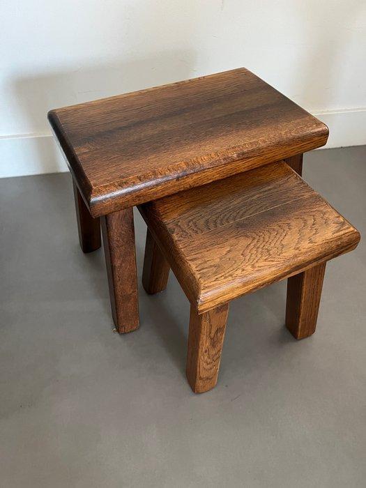 Tables gigognes (2) - Mimiset - Bois dur - Tables dappoint, Antiek en Kunst, Curiosa en Brocante