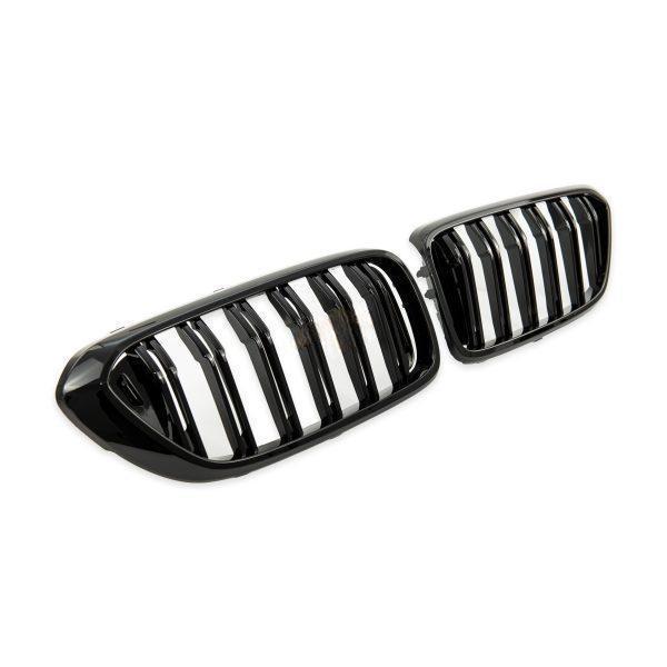 Dubbelspijls Glans Zwart BMW 6 Serie G32 B7075, Auto-onderdelen, Carrosserie, Nieuw, BMW, Voor, Links, Rechts