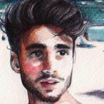 Francesco Brunetti - Lifeguard, Antiek en Kunst, Kunst | Schilderijen | Modern