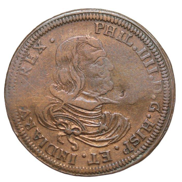 Spaanse Nederlanden. Felipe IV. Jeton Llegada de la reina, Timbres & Monnaies, Monnaies | Europe | Monnaies non-euro