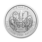 Canada. 10 Dollars 2020 2 oz $10 CAD Canadian Silver Kraken